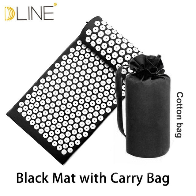 Massage Mat Acupressure Mat 67cm*42cm Yoga Lotus Spike Acupuncture Mat Relieve Back Body Pain Spike Acupuncture Yoga Mat