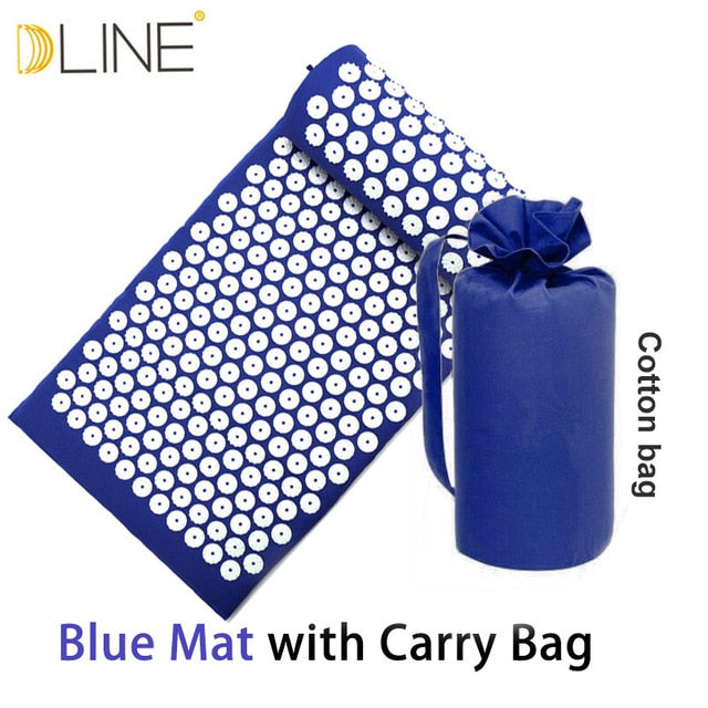 Massage Mat Acupressure Mat 67cm*42cm Yoga Lotus Spike Acupuncture Mat Relieve Back Body Pain Spike Acupuncture Yoga Mat