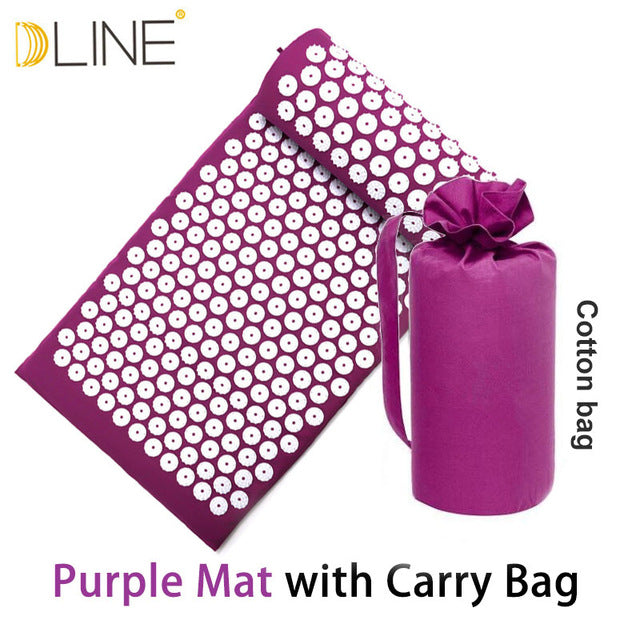 Massage Mat Acupressure Mat 67cm*42cm Yoga Lotus Spike Acupuncture Mat Relieve Back Body Pain Spike Acupuncture Yoga Mat