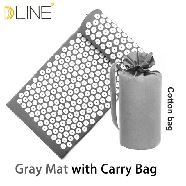 Massage Mat Acupressure Mat 67cm*42cm Yoga Lotus Spike Acupuncture Mat Relieve Back Body Pain Spike Acupuncture Yoga Mat