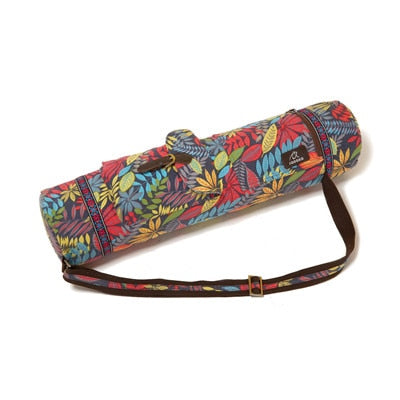 Printed Yoga Bag 72*18*18cm Yoga mat Bag Exersice Mat Bag Pilates Pad Backpack Sports Knapsack Fitness Dance Gymnastics Mat Case