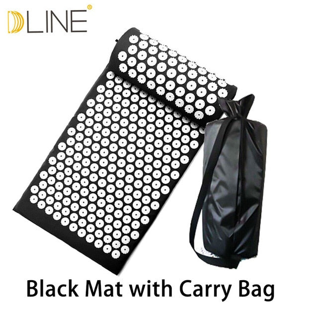 Massage Mat Acupressure Mat 67cm*42cm Yoga Lotus Spike Acupuncture Mat Relieve Back Body Pain Spike Acupuncture Yoga Mat