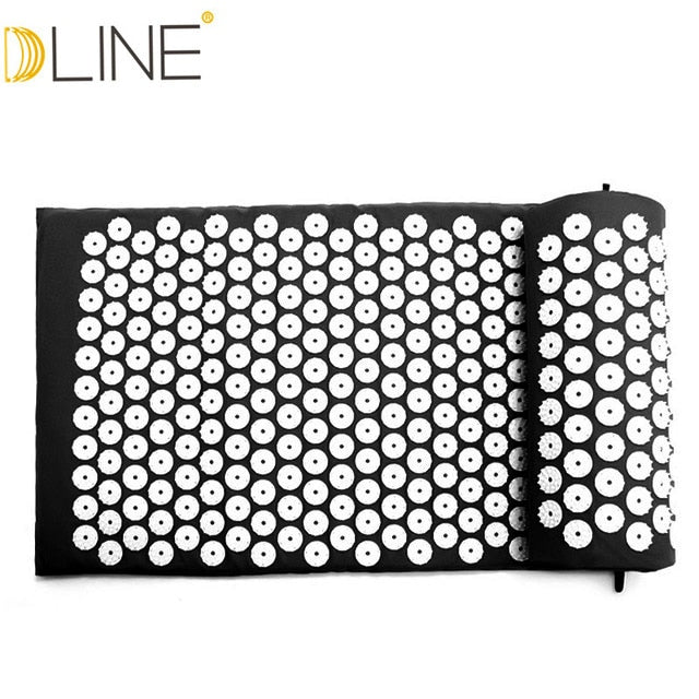 Massage Mat Acupressure Mat 67cm*42cm Yoga Lotus Spike Acupuncture Mat Relieve Back Body Pain Spike Acupuncture Yoga Mat