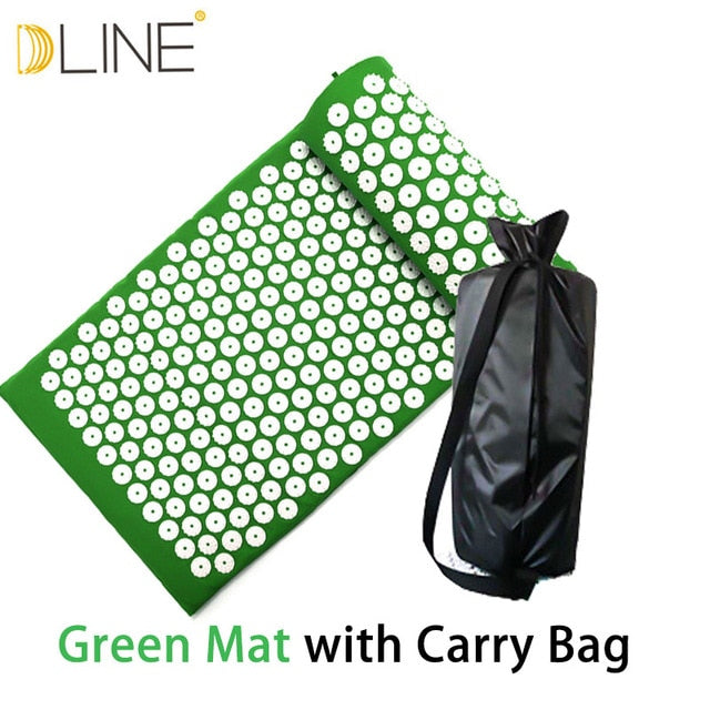 Massage Mat Acupressure Mat 67cm*42cm Yoga Lotus Spike Acupuncture Mat Relieve Back Body Pain Spike Acupuncture Yoga Mat