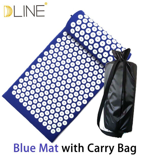 Massage Mat Acupressure Mat 67cm*42cm Yoga Lotus Spike Acupuncture Mat Relieve Back Body Pain Spike Acupuncture Yoga Mat