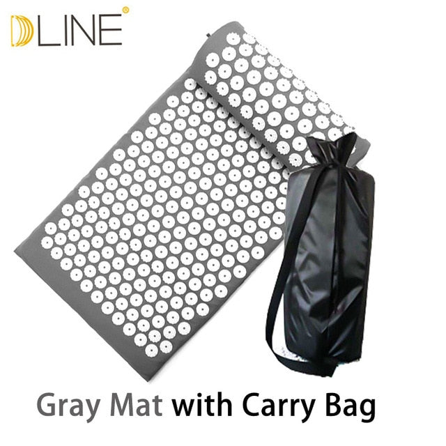 Massage Mat Acupressure Mat 67cm*42cm Yoga Lotus Spike Acupuncture Mat Relieve Back Body Pain Spike Acupuncture Yoga Mat