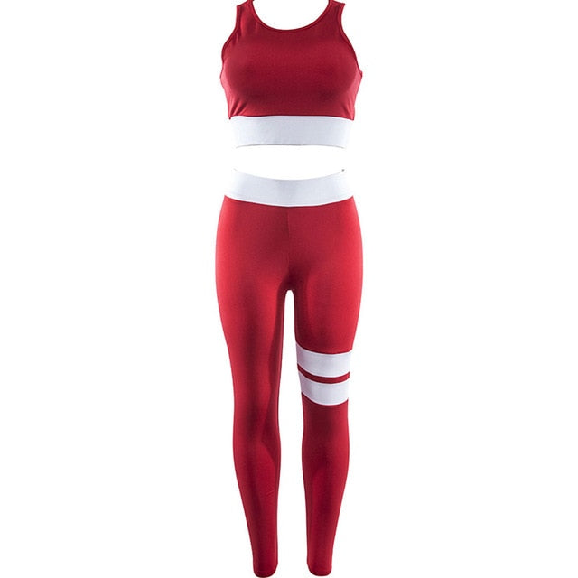 Jumpsuit Yoga Sets Women Gym Clothes Sports Wear Suit Set Fitness Clothing Outfits for Woman Fit Dry Sports Bra&Leggings,ZF105